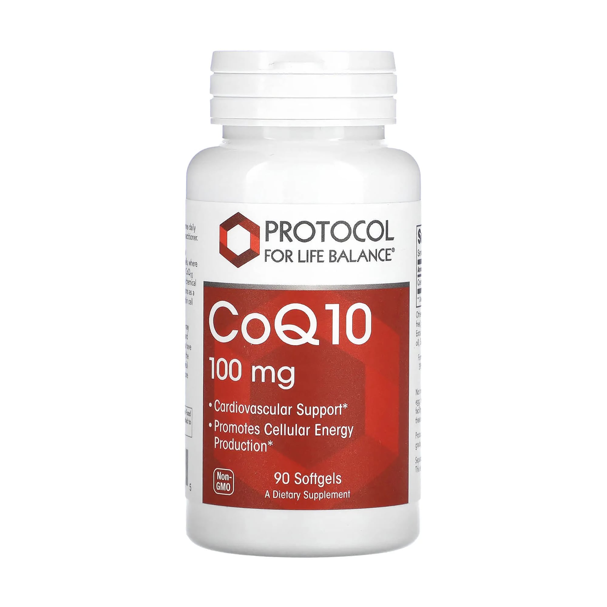 Коензим Q10 Protocol For Life Balance CoQ10, 100 мг, 90 гелевих капсул